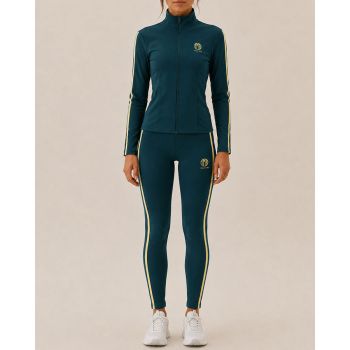 YMR Track Club Kvarnholmen Tights gr�n/gul