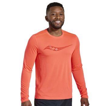 Saucony Stopwatch Graphic LS herr
