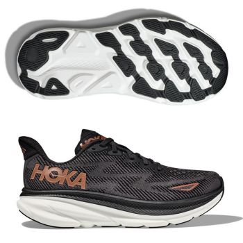 HOKA Clifton 9 svart dam