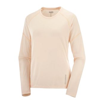 Salomon Cross Run LS Tee cream dam