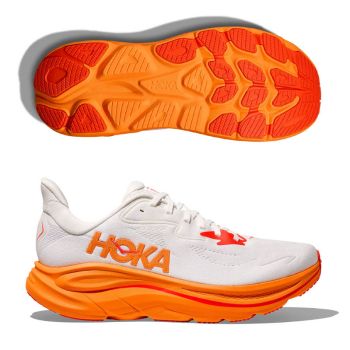HOKA Clifton 10 vit/orange dam