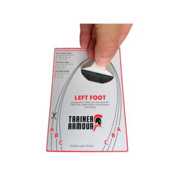 Trainer Armour Big Toe Hole Preventer svart