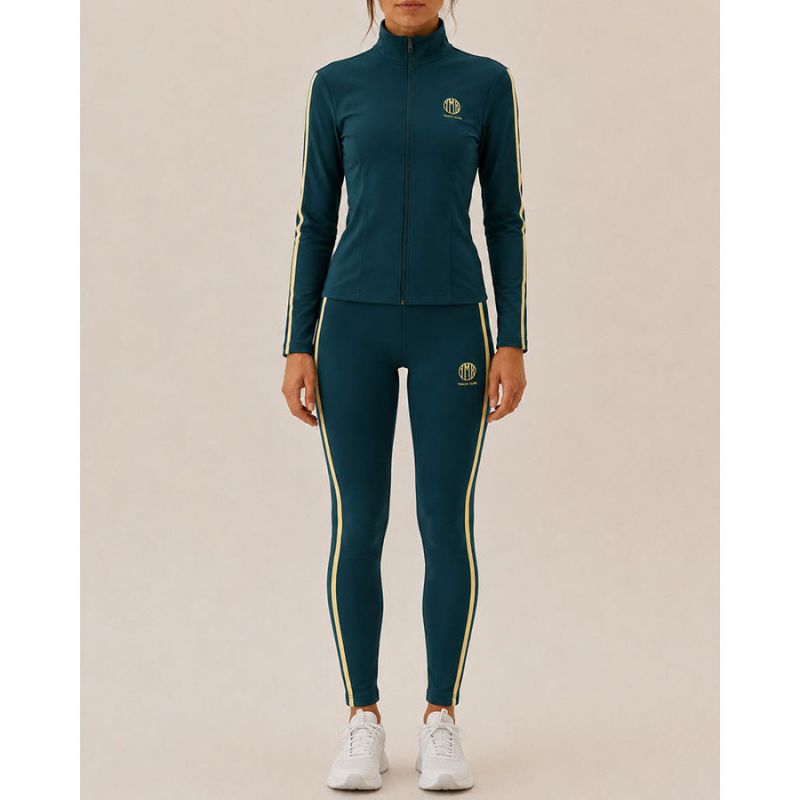 YMR Track Club Kvarnholmen Tights gr�n/gul