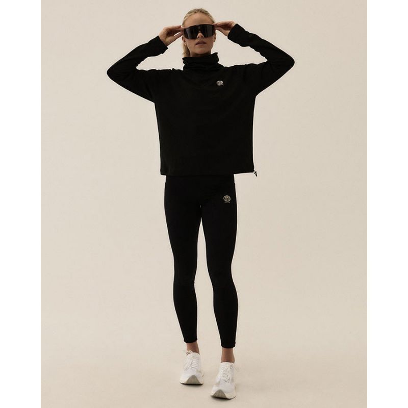 YMR Track Club �sunden Funnel Neck svart dam