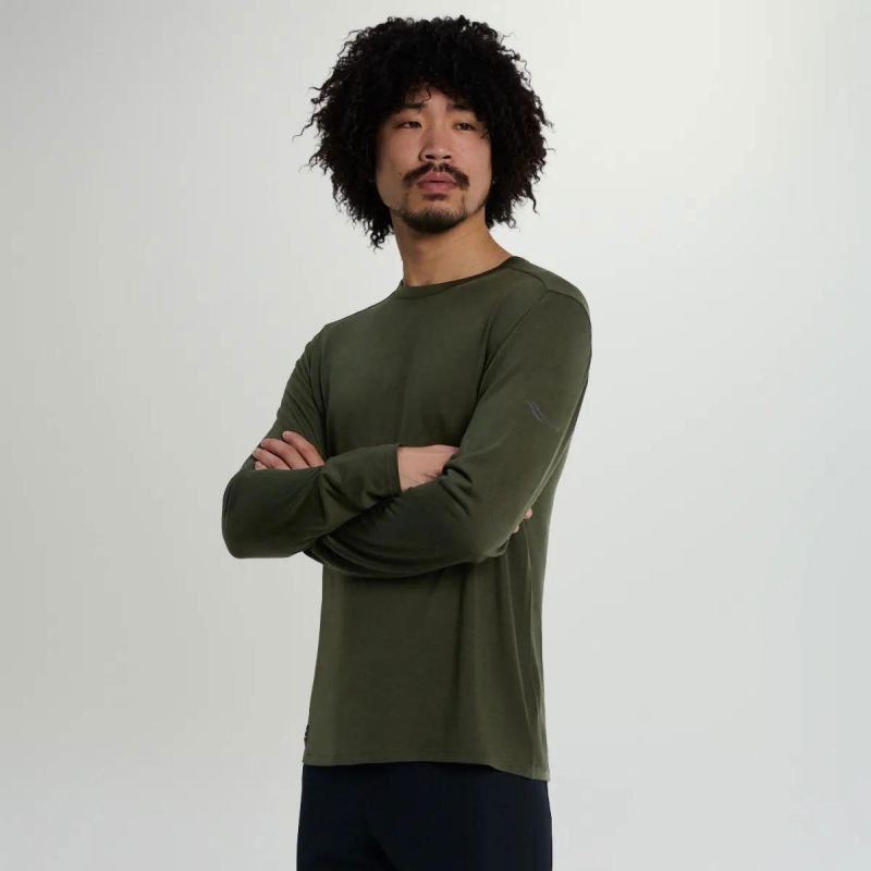 Saucony Peregrine Merino LS herr
