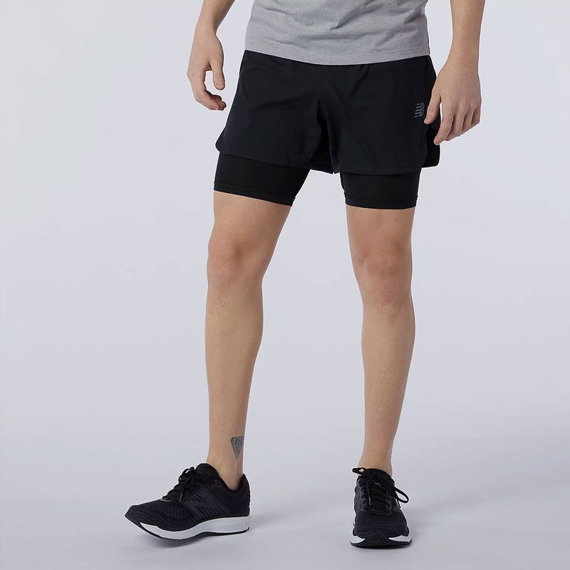 New Balance Q Speed Fuel 2-in-1 Shorts her