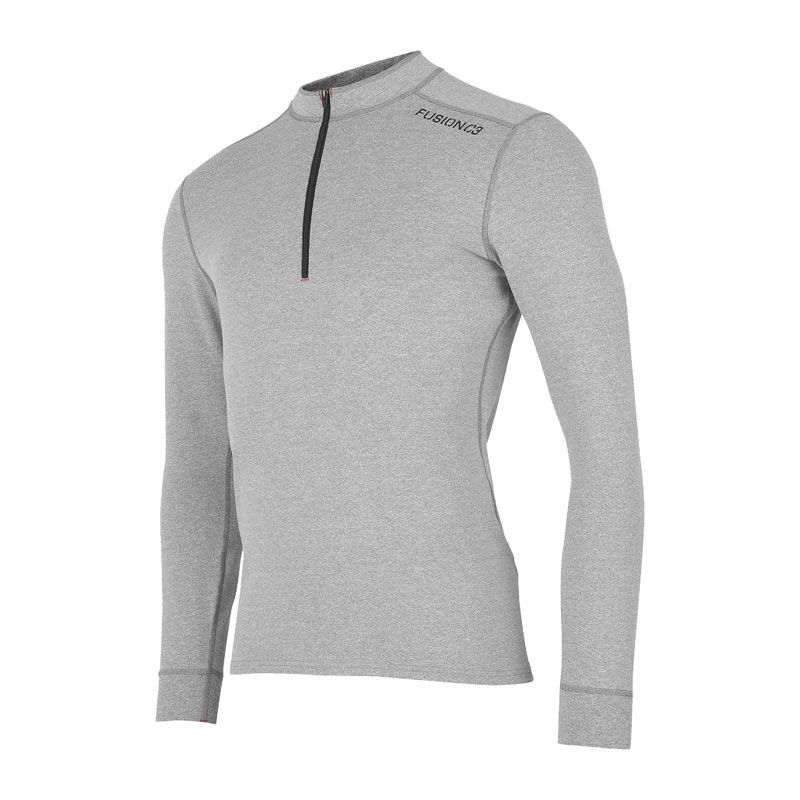 Fusion C3 Zip Neck gr herr