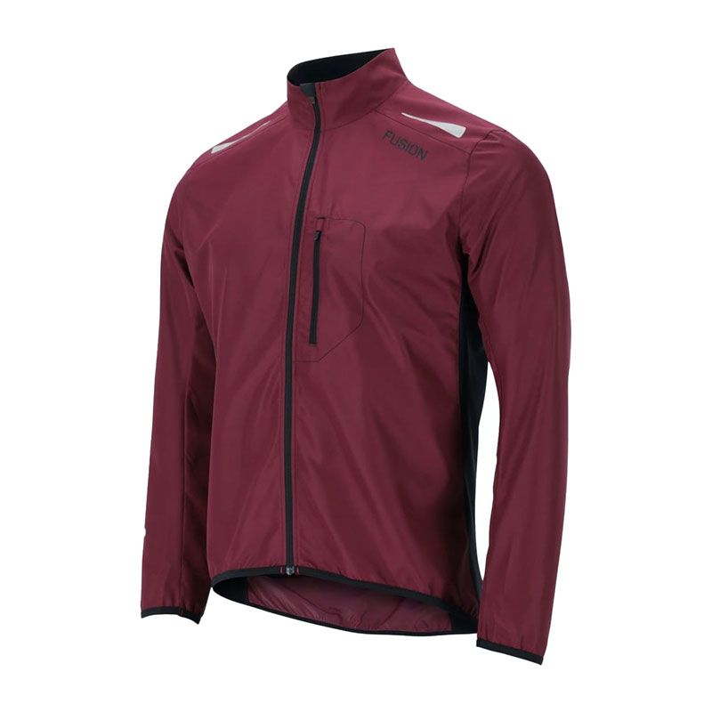 Fusion S1 Run Jacket bordeaux dam