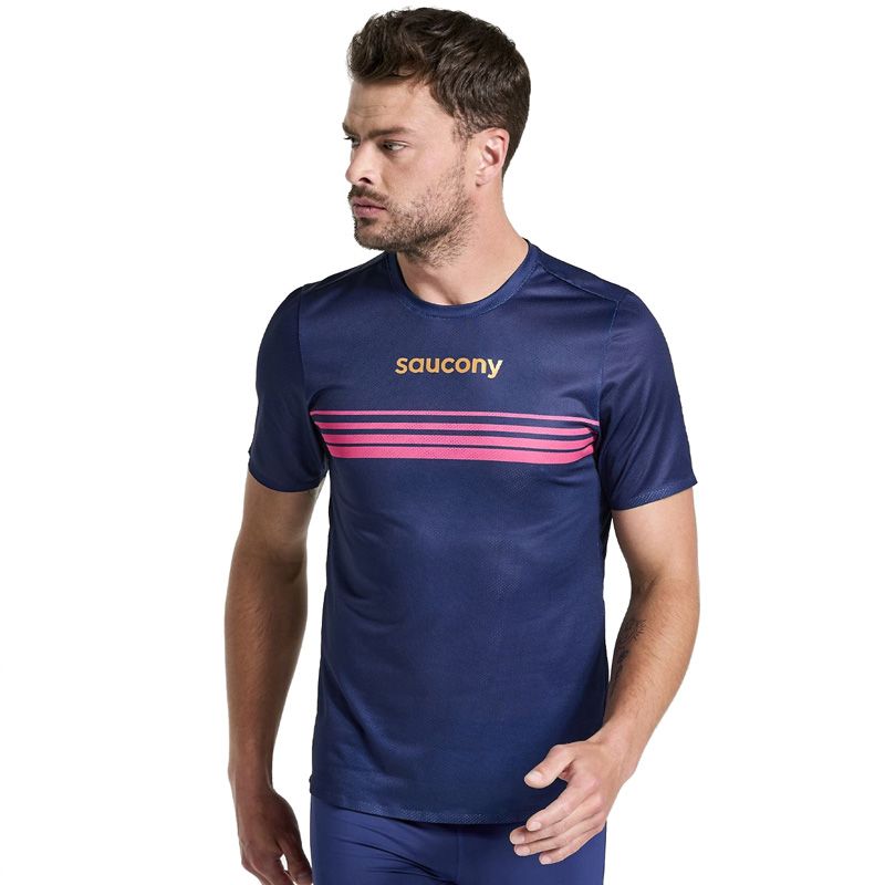 Saucony Elite Short Sleeve herr