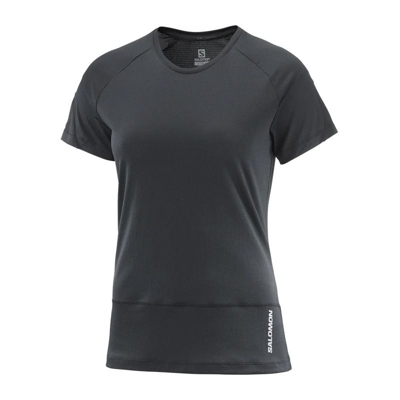 Salomon Cross Run SS Tee svart dam