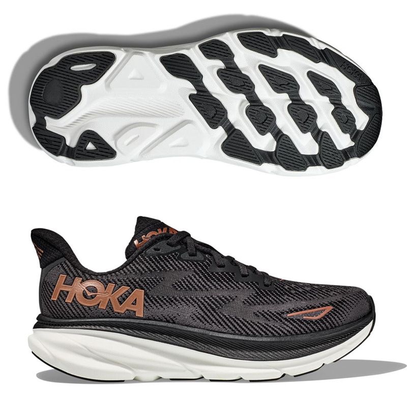 HOKA Clifton 9 svart dam