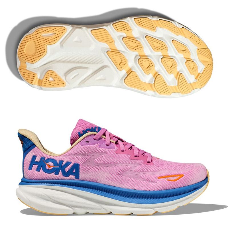 HOKA Clifton 9 lila dam