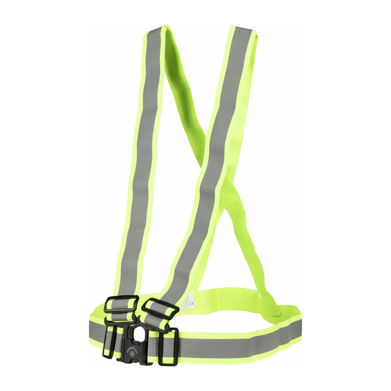 NordicGrip Reflective belt neongul