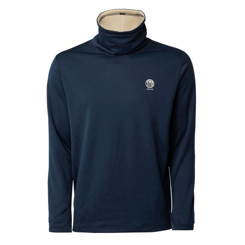 YMR Track Club sunden Funnel Neck navy herr