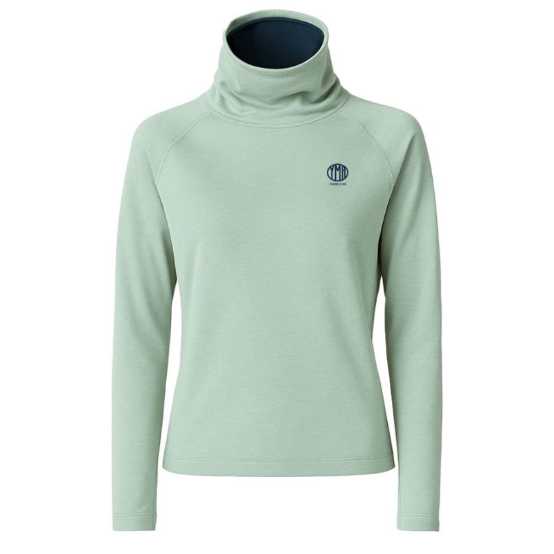 YMR Track Club sunden Funnel Neck mint dam